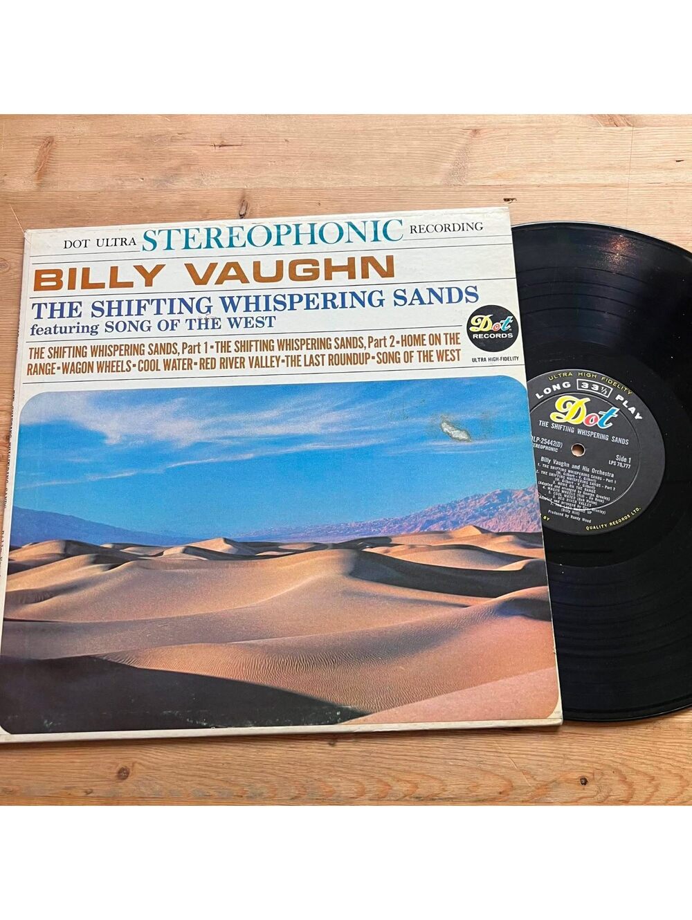 Billy Vaughn - The Shifting Whispering Sands 33rpm VG+ VR15